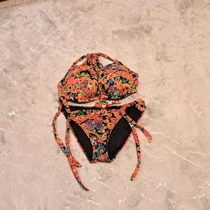 Victora swim suit 2 piece colorfully